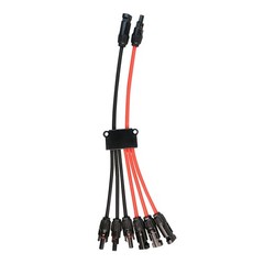 6to2Solar Panel Y Branch Cable Connection Waterproof Adapter Connector Extension