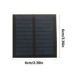 Solar Panel Battery Charging Adapter Solar for 3.7-5V Tablet Panel Solar Toy