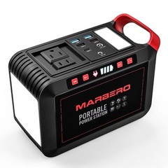 Marbero 200W Portable Power Station 148Wh Camping Solar Generator Lapt
