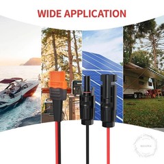 10AWG 2FT Solar to XT60i Cable 2 10 25 35 50 75 100FT Solar Connector to XT60i