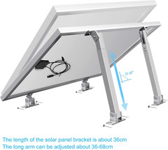 Adjustable Solar Panel Tilt Mount Brackets – Aluminum Alloy Mounting Brackets Su