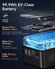 Portable Power Station with AC Outlet Power Bank for Camping Essentials Small…