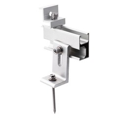 Solar Panel Mounting Rail Rack Bracket Kit Aluminum Fixing Clamps for Roof Mount