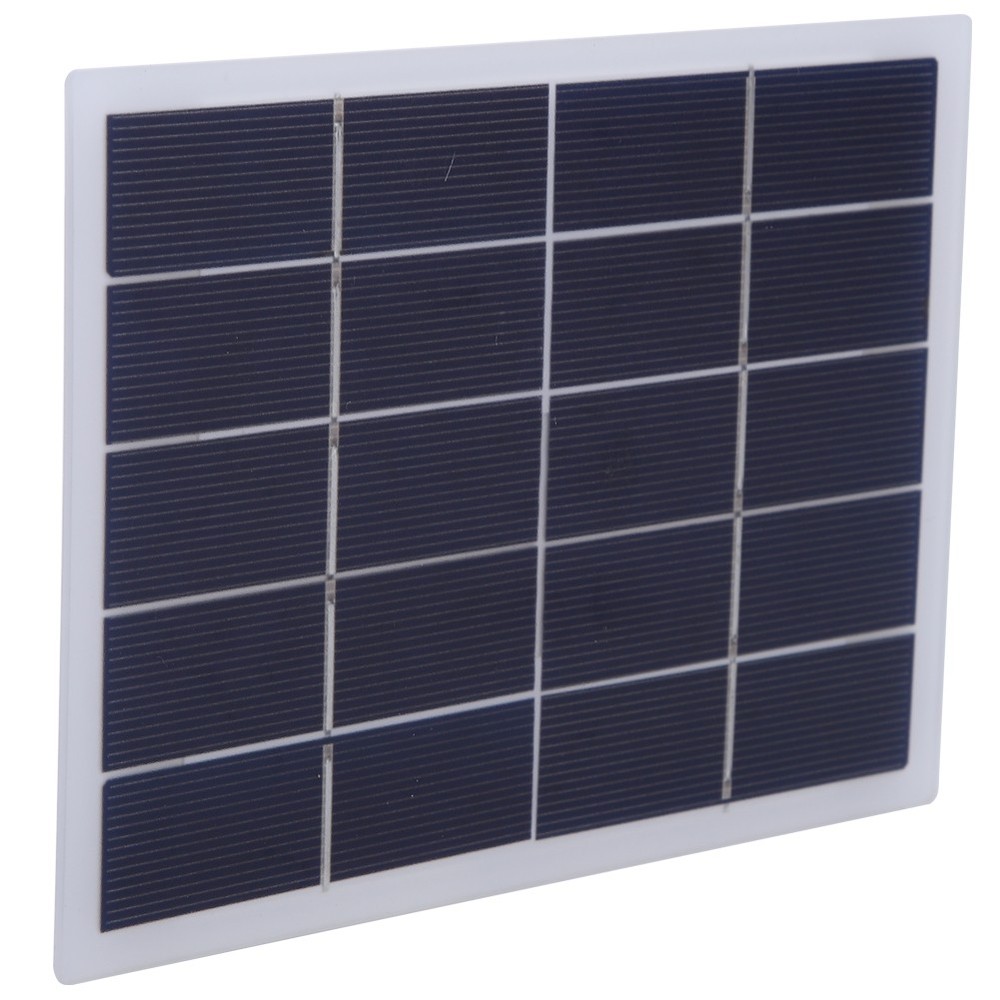 3W 5V DIY Solar Panel Laminated Board 170x130mm White