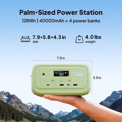 BLUETTI Elite 10 Mini 128Wh Portable Power Station 10ms UPS