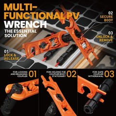 SOMELINE Solar Connector Crimping Tool Kit, 14-10 AWG Crimper for Solar Panel