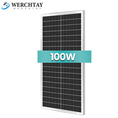 100W 200W 400W 1000Watt 12V Monocrystalline Solar Panel Home RV Camping Off Grid