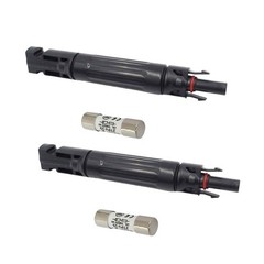 2 Set Solar Panel String Fuses Connectors Temperature Resistance Solar Install