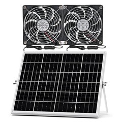 Solars Powered ABS Ventilation Device 12V 3000RPM For Indoor Temperature