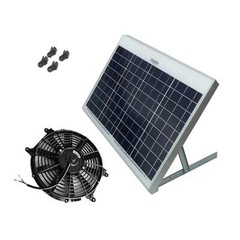 Powerful 50-Watt with 12 inch Solar Attic Gable Fan