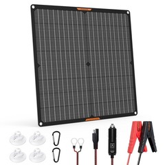 30w 50 Watt Solar Panel 12V Trickle Charger Battery Charger Kit Maintainer Car
