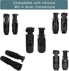 Flexible Silicone Solar Connector Caps, Rated – Ideal for All MC-4 Systems
