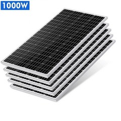 1000 watt Solar Panels High Efficiency Black PV Module Power Mono RV Solar Panel