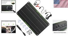 Durable 10 Watt Solar Panel Charger for 12V Batteries – Waterproof & Portable