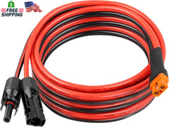 10AWG 15FT Solar to Xt60I Extension Cable 3 6 10 35 50 75 100FT Heavy Duty Adapt