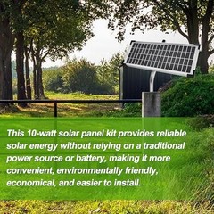 10W Solar Panel Kit for Mighty Mule Gate Opener