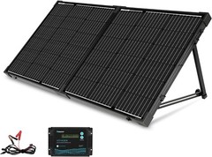 Compact 100W Solar Suitcase with Durable 20A Controller – Safe & Efficient Power