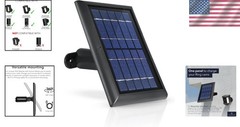 High-Efficiency Solar Charger for Ring Spotlight, Stick Up, and Outdoor Cams