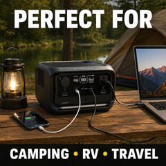 EcoFlow RIVER 3 Plus Portable Power Station 600W UPS Fast Charge Solar