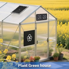 Waterproof 15W Solar Panel 1800RPM Silent Exhaust Fan Kit for Shed Chicken Coop