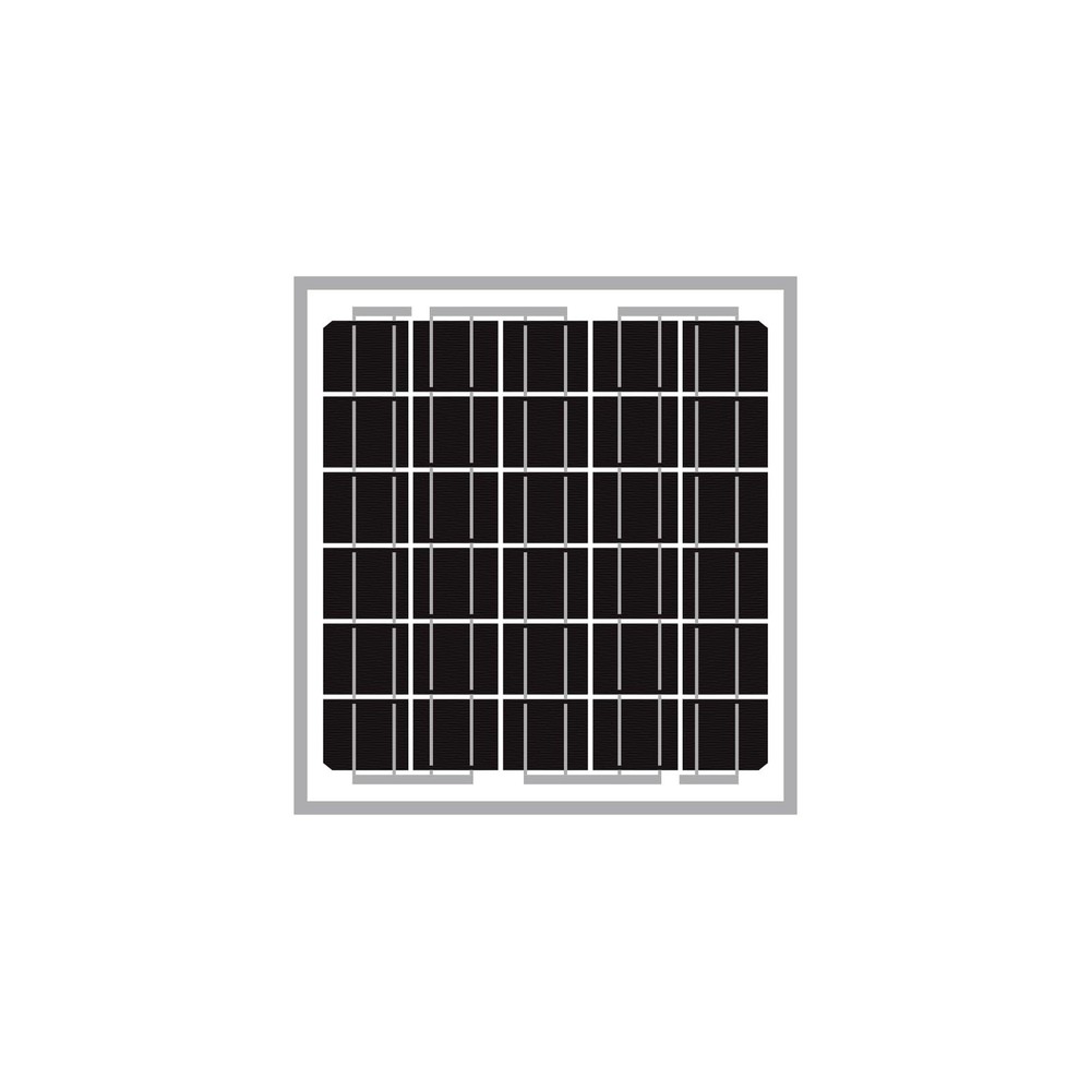 5W(Watts) 12V(Volts) 5W Monocrystalline 10BB Solar Panel Battery Maintainer H…