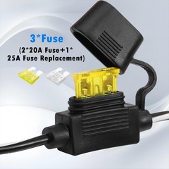2FT 14AWG SAE to SAE Extension Cable Quick Disconnect Wire Harness SAE Connec…