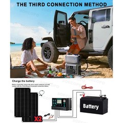 6000W Solar Kit DC 12V-AC 110V/220V Inverter + 2pcs Solar Panels + Controller