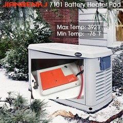 Cold Weather Kit for Generac- Battery Warmer Pad 7101 & Oil Heater Pad 7102,B…