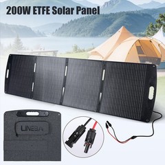 Foldable Solar Panel 100W/200W Solar Panel Kit For Portable Power Station RV New