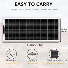 XINPUGUANG 200W Flexible Solar Panel