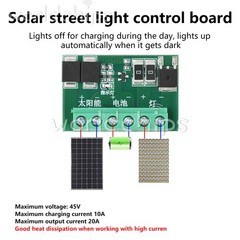 2/5/10PCS DC 6-45V Solar Street Light Control Circuit Board LED Lamp Light Drive