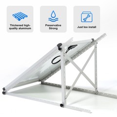 AeternaSol Solar Panel Mounting Bracket System for RV PV Roof Off-Grid Garden
