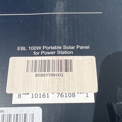 EBL ESP-100 100W Foldable Portable Monocrystalline Solar Panel Waterproof MC4