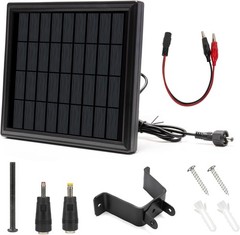 6V Solar Panel for Deer Feeders – 4.5W Waterproof Outdoor Kit with Clips & Batte