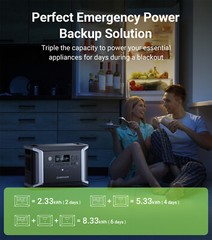 Dabbsson 8330Wh 2200W Portable Power Station Power Outage/Home Backup/Camping
