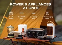 ECOFLOW RIVER 3 Portable Power Station, 230Wh 300W Up to 600W AC Output