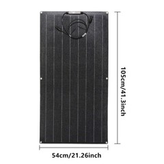800W 200W Watt Portable Flexible Solar Panel 18V RV Camping Off-Grid Rooftop US