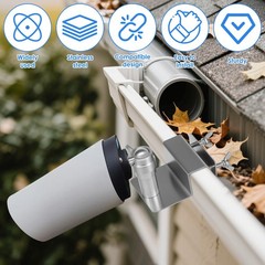 2Pcs Gutter Mount for Arlo, Eufy, Reolink, Aosu, Pro3 Solar Panels that Use 1…