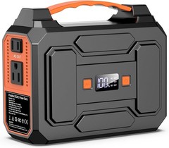 100W Camping Outdoor Portable Solar Generator Power Station with Solar Panel 40W