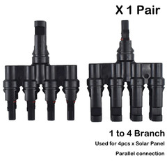 200/100/40/20/10/5 Pcs DC Solar Connector 1000V30A Panel Stecker IP67 Waterproof
