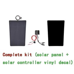 75W 12V Hood Flexible Solar Panel for Chevrolet Silverado 2500HD 3500HD