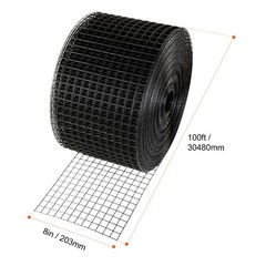 PVC-Coated Critter Guard for Solar Panels – 8″×100ft, 0.7mm Galv Wire