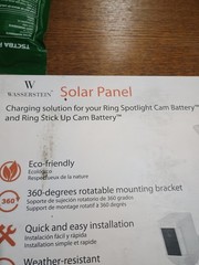 Wasserstein 3 Pack Solar Panels For Ring Spotlight Cam And Stick Up Cam Battery