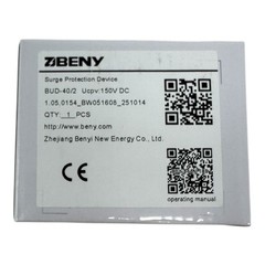 Surge Protection Device SPD 150V for Solar Panel Strings 2-Pole PV ZJBENY