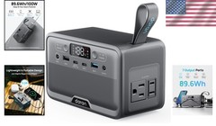 Compact Fast Charging Power Station – AC Outlets & USB Ports