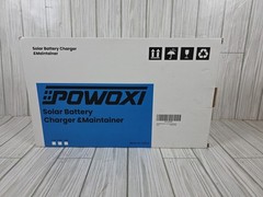 POWOXI 7.5w Solar Battery Trickle Charger Maintainer 12v Solar Panel Kit -NEW