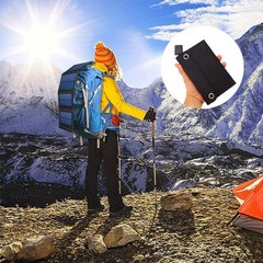 100 Watt Portable Solar Power Bank Solar Panel Charger Phone Camping Waterproof