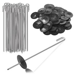 100 Sets Solar Panel Bird Guard Clips – Stainless Steel Fasteners for Squirrel &