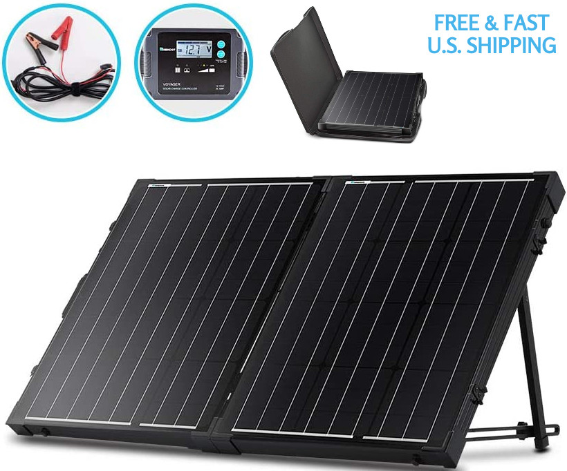 RENOGY SOLAR PANELS 100 Watt Portable System Highest Efficiency FOLDING SUITCASE
