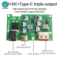 Solar Controller Solar Panel Voltage Regulator QC PD Fast Charging Solar Charger